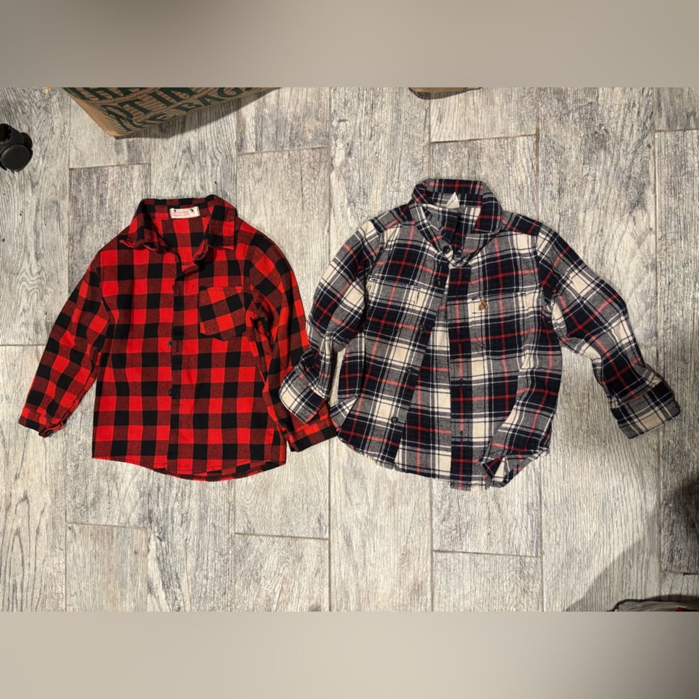 Toddler Boy Plaid Shirts